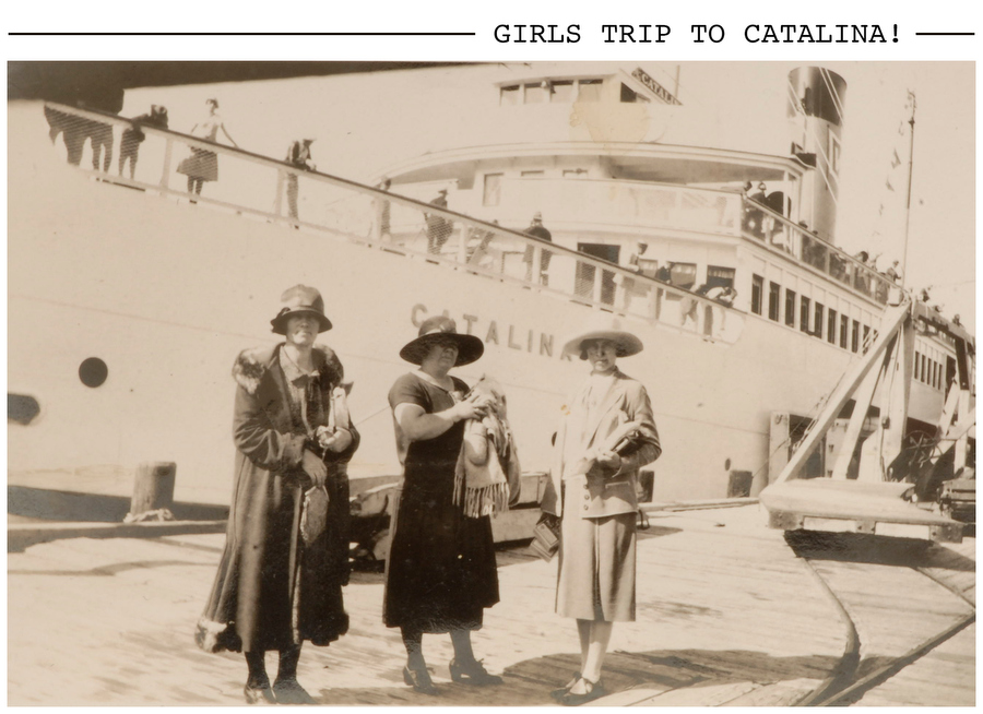 Girls Trip to Catalina! postcard photo