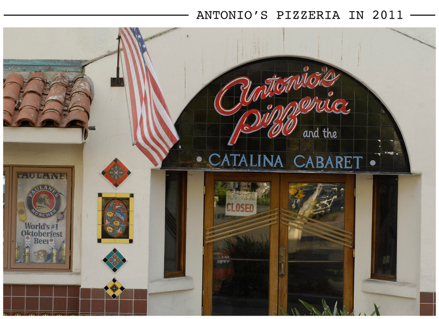 Antonio's Pizzeria in 2011 postcard photo
